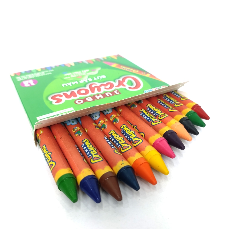 Bút Sáp Màu Chicko Jumbo Crayons - 12 Màu - DK3304-12