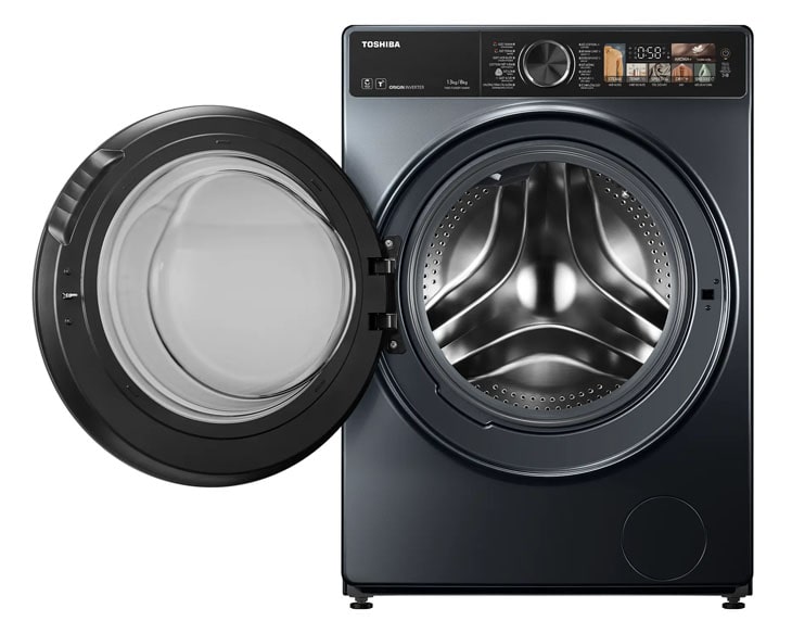 Máy giặt sấy Toshiba Inverter giặt 13 kg - sấy 8 kg TWD-T25BZP140MWV(MG) - HÀNG CHÍNH HÃNG - CHỈ GIAO HCM