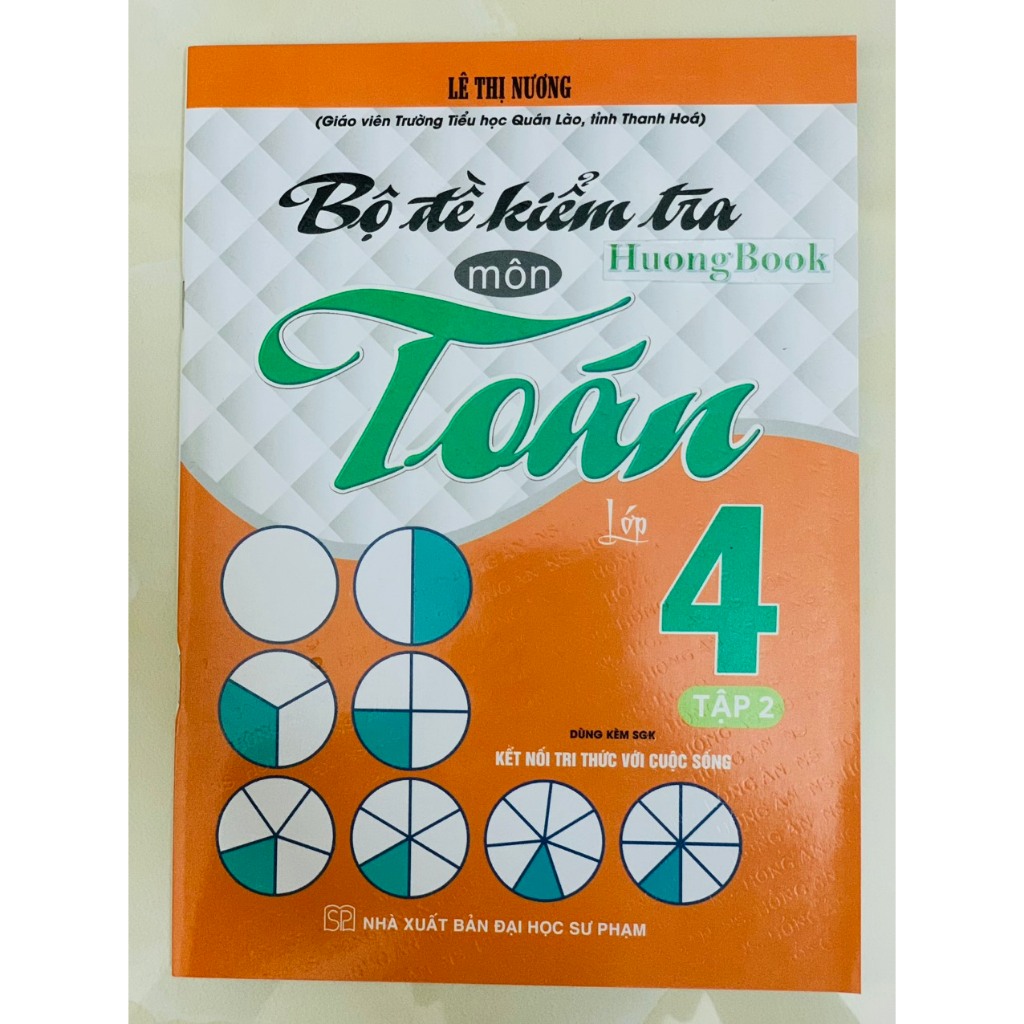 Sách - Combo Bộ Đề Kiểm Tra Môn Toán Lớp 4 Tập 1 + 2