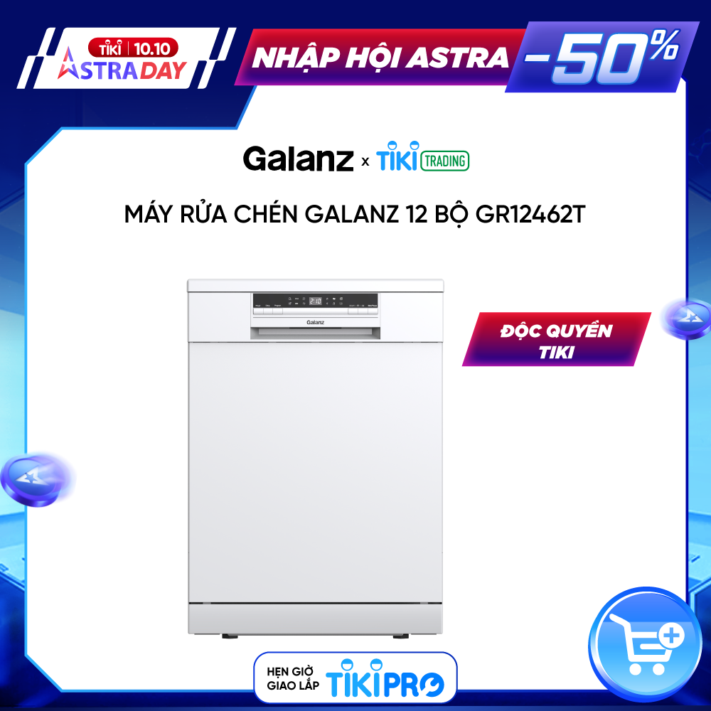 Máy rửa chén Galanz GR12462T - Hàng chính hãng