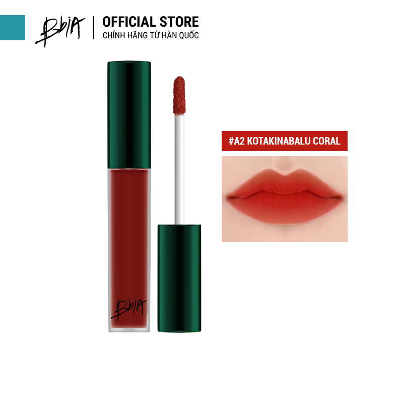 Son kem lì Bbia Last Velvet Lip Tint Asia Edition 5g (5 Màu