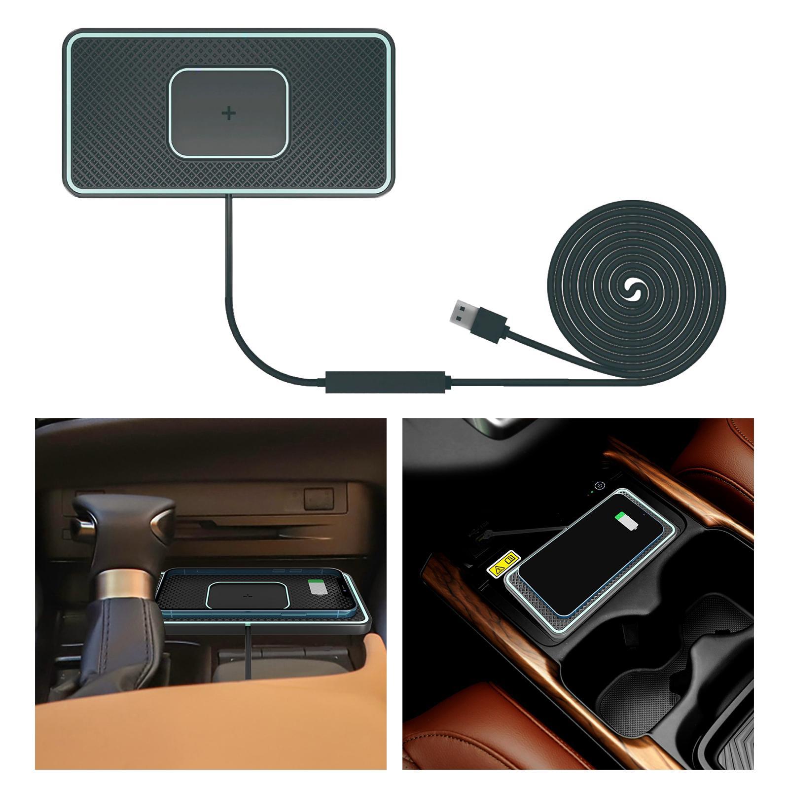 Wireless Charger Charging Pad Fast  Mat Compact for Office