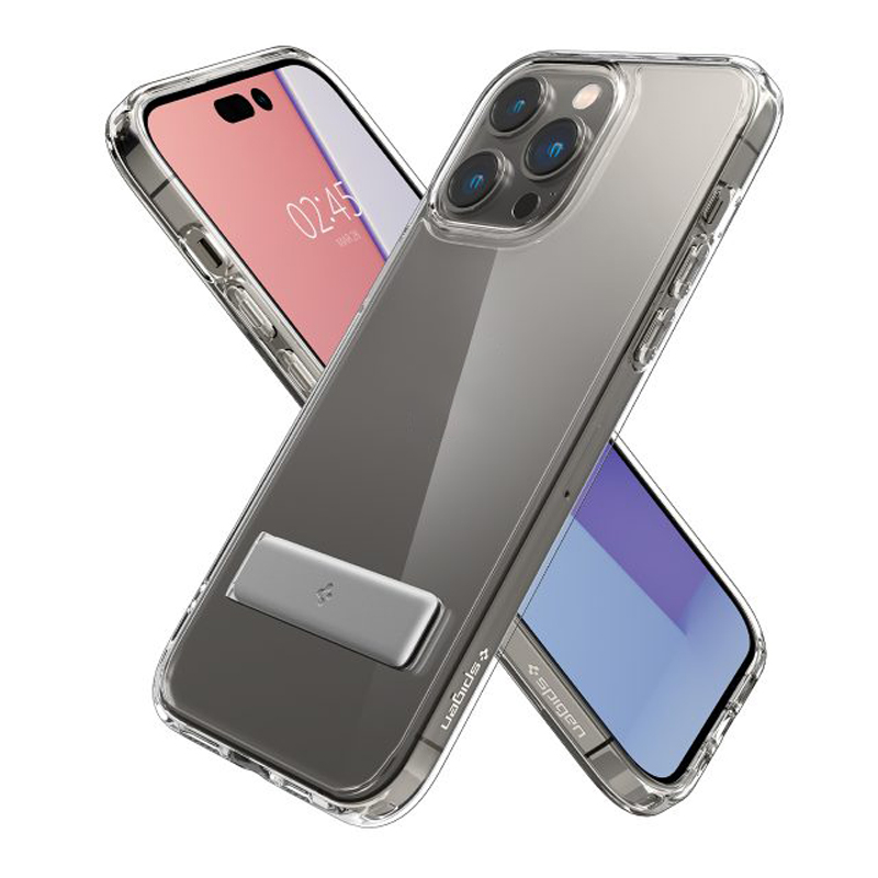 Ốp lưng SPIGEN dành cho iPhone 14 Pro Ultra Hybrid S Crystal Clear - Hàng chính hãng
