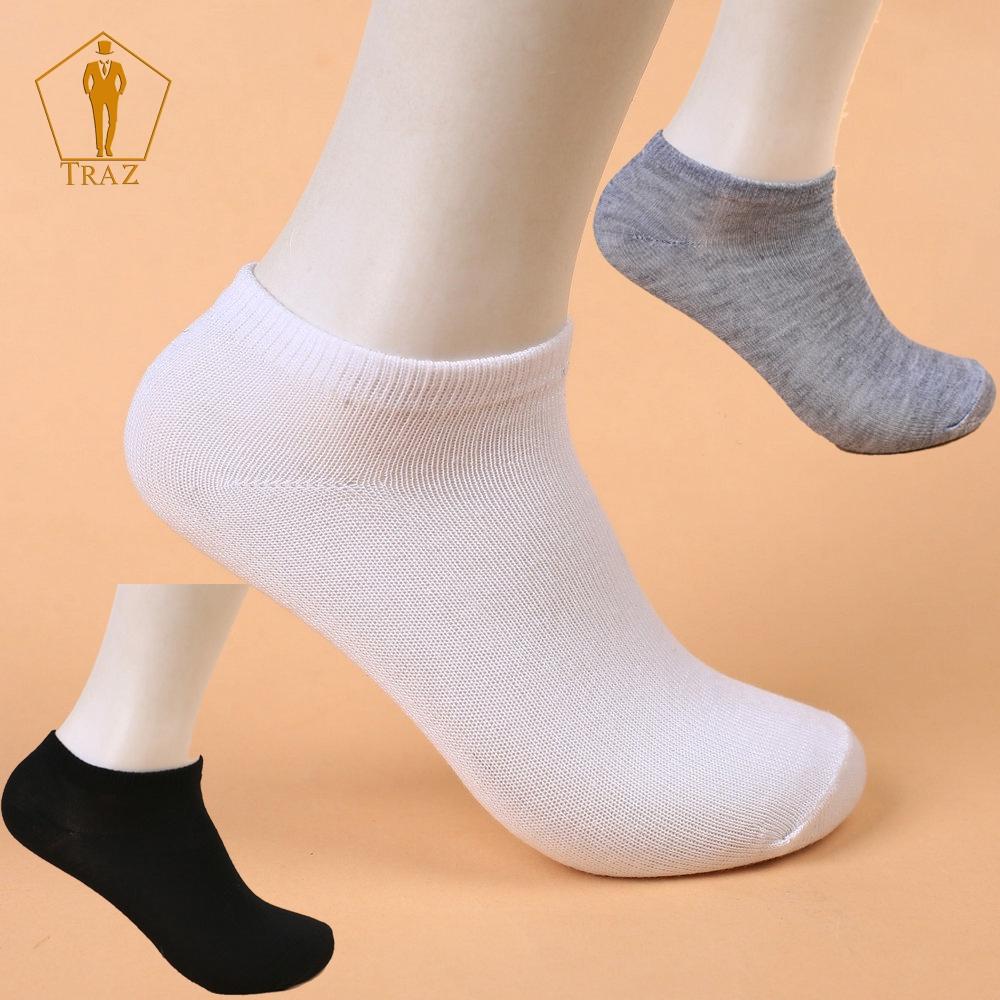 Tất Vớ Nam Màu Đen, Trắng, Xám Cổ Ngắn, Cao Vải Mềm Hút Mồ Hôi Cao Cấp