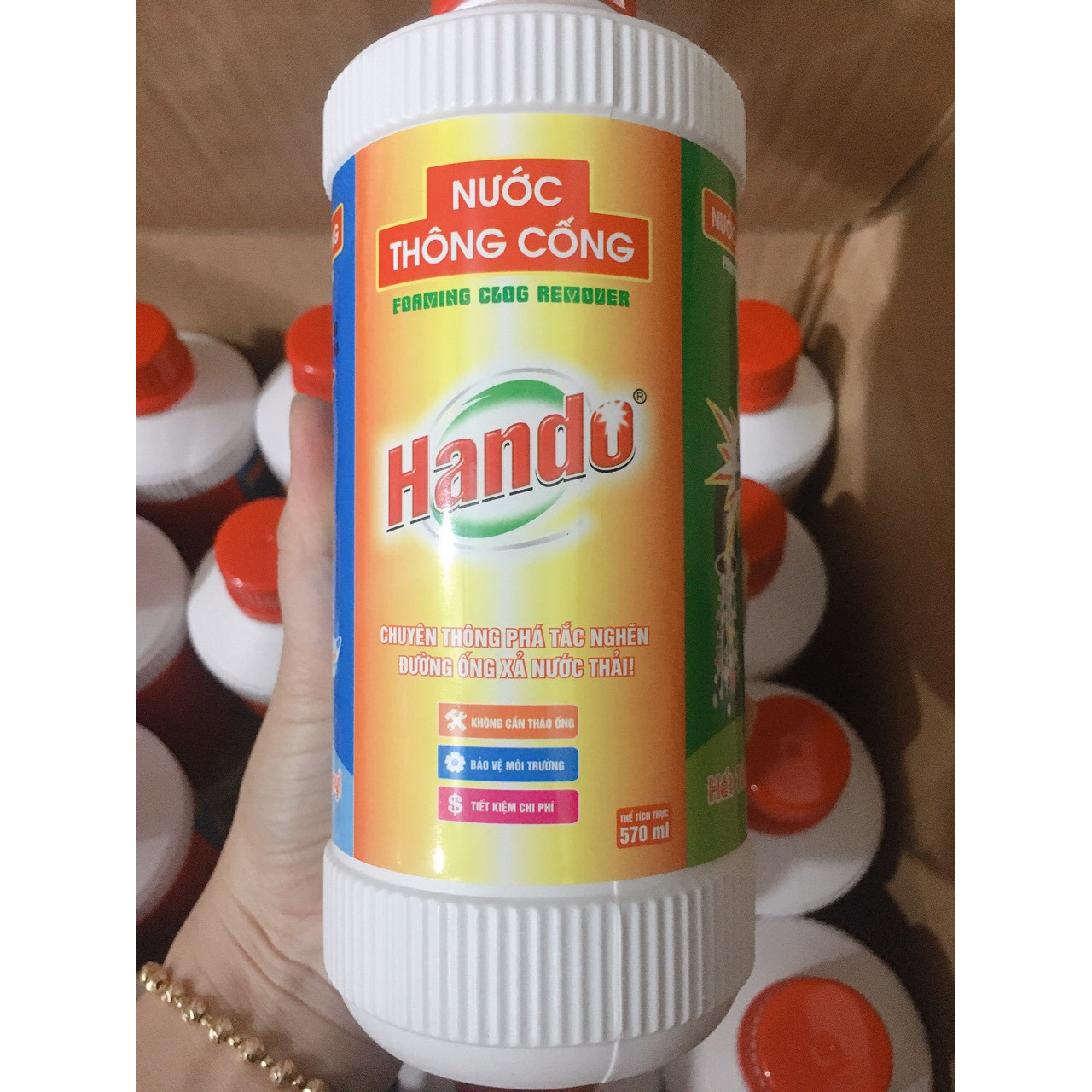 Nước thông cống Hando 570ml hàng nội địa