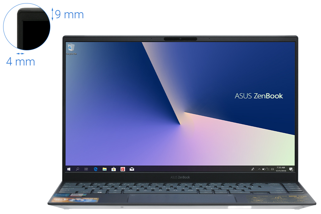 Laptop ASUS ZenBook UX425EA-KI429T (Core i5-1135G7/ 8GB LPDDR4X 3200MHz/ 512GB SSD M.2 PCIE G3X2/ 14 FHD IPS/ Win10) - Hàng Chính Hãng