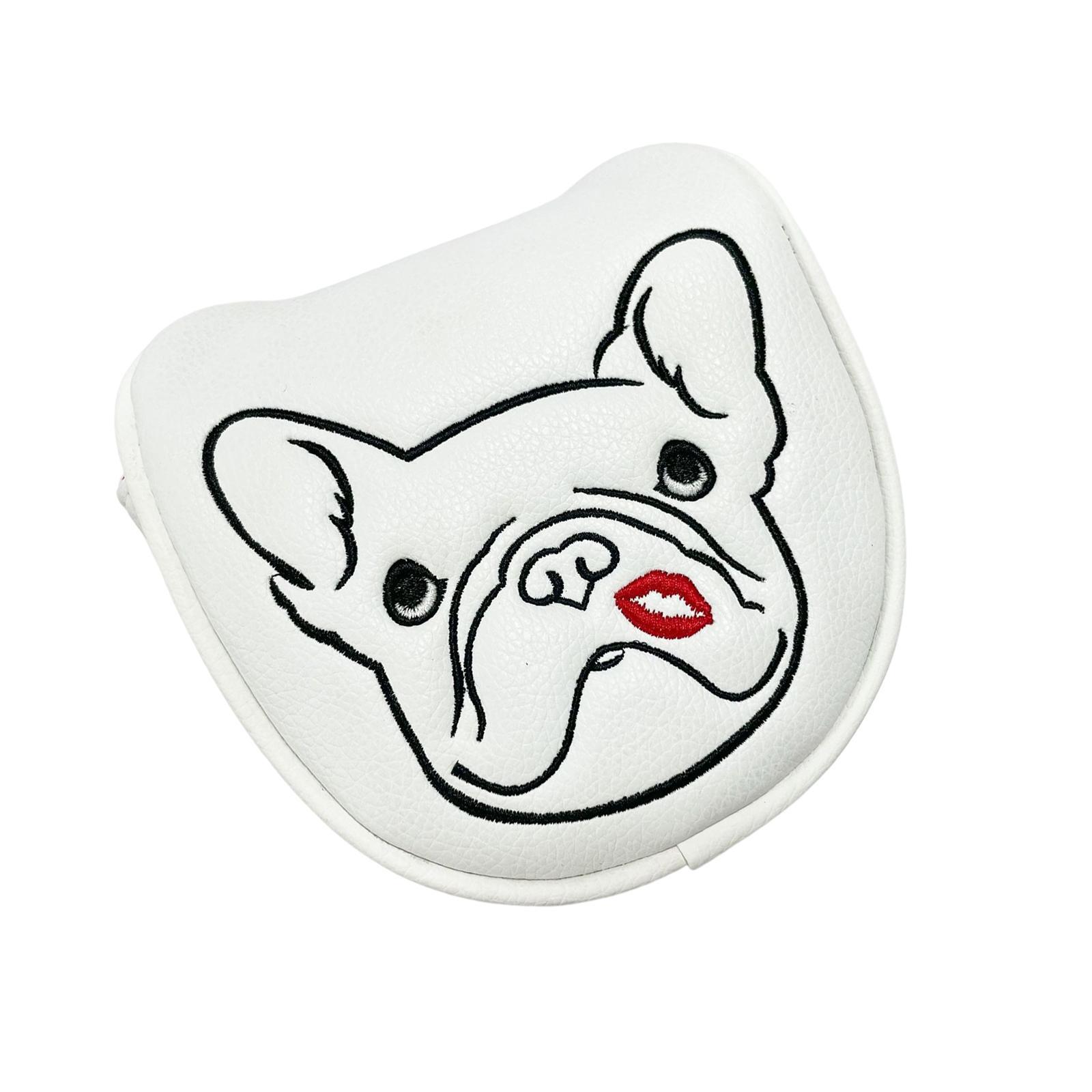 Golf Mallet Putter Head Cover Protection Guard PU Golf Club Headcover Gift