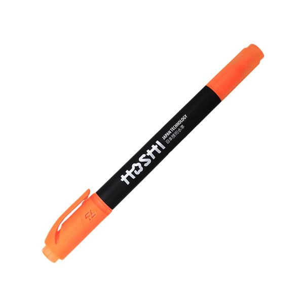 Bút Dạ Quang Hoshi 2 Đầu - Thiên Long HL-018/HS - Màu Cam