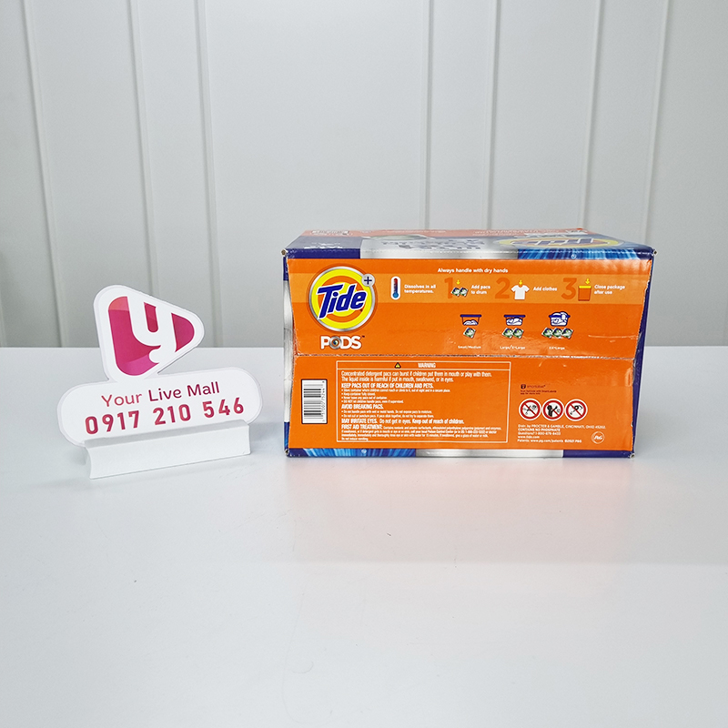 Viên Giặt Tide Pods Ultra Oxi Liquid Detergent (26 Pacs)