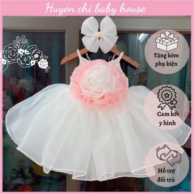 VÁY CÔNG CHÚA HOA HỒNG
