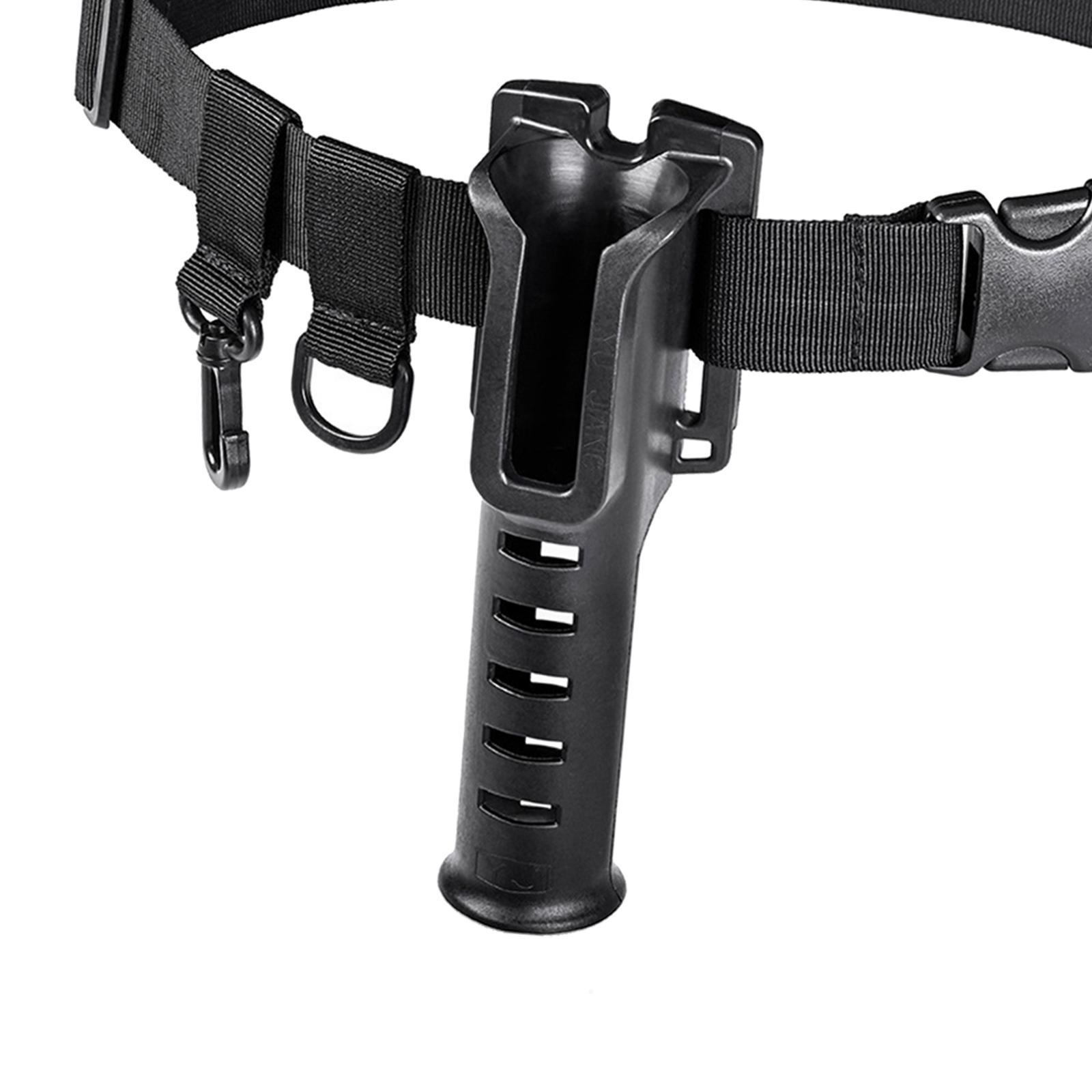 3Pcs Adjustable Fishing Rod Holder Waist Belt Lightweight Fishing Fight Belt