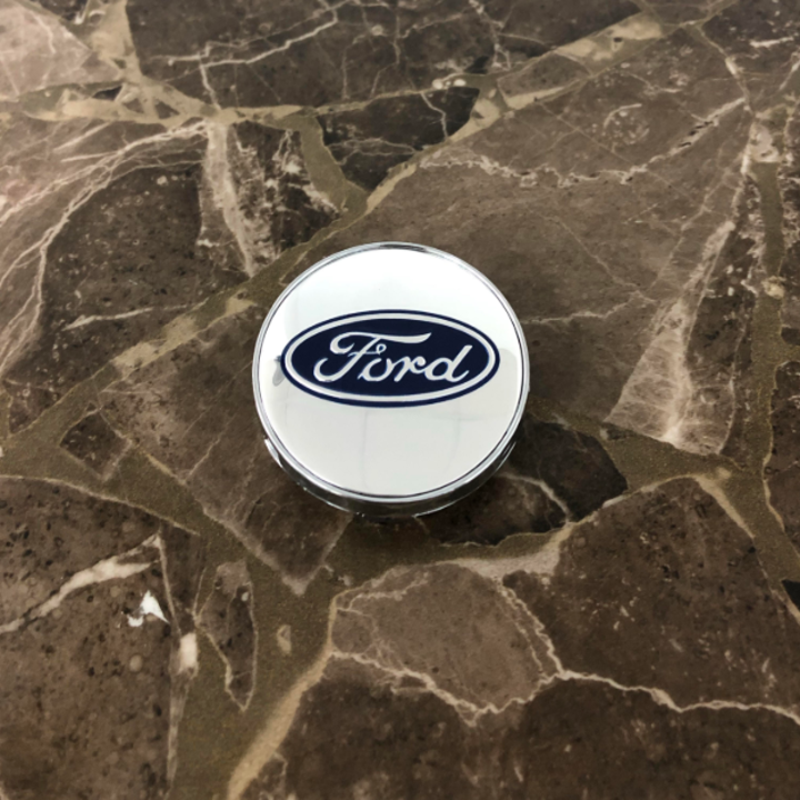 Logo chụp mâm bánh xe ô tô Ford đường kính 60mm