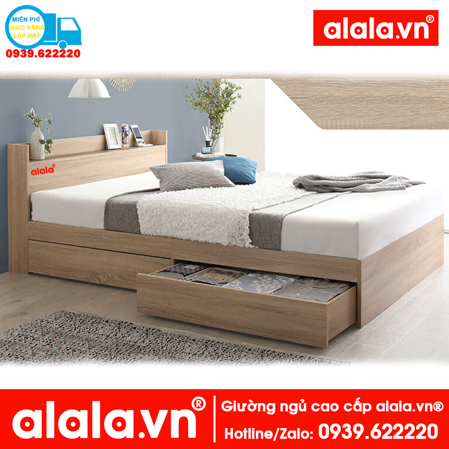 Giường ngủ ALALA 1m8 x 2m cao cấp - Thương hiệu alala.vn - ALALA37