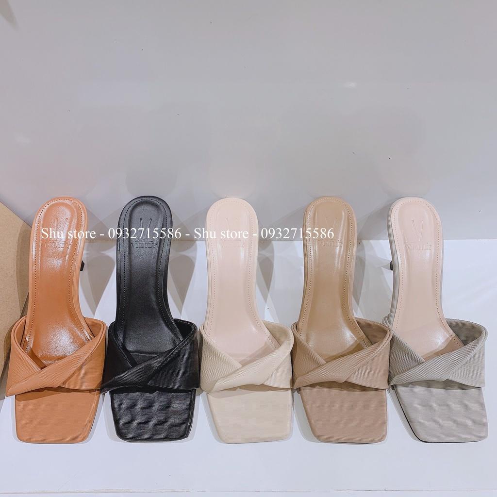 GUỐC NỮ THỜI TRANG SANG TRỌNG GÓT NHỌN QUAI NGANG GẤP 6 PHÂN SHU STORE
