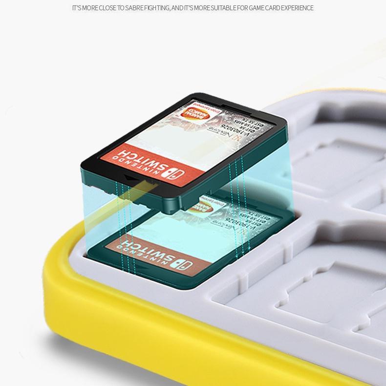 Hộp Đựng Thẻ Nhớ Chơi Game Nintendo Switch 24 SD Có Nam Châm