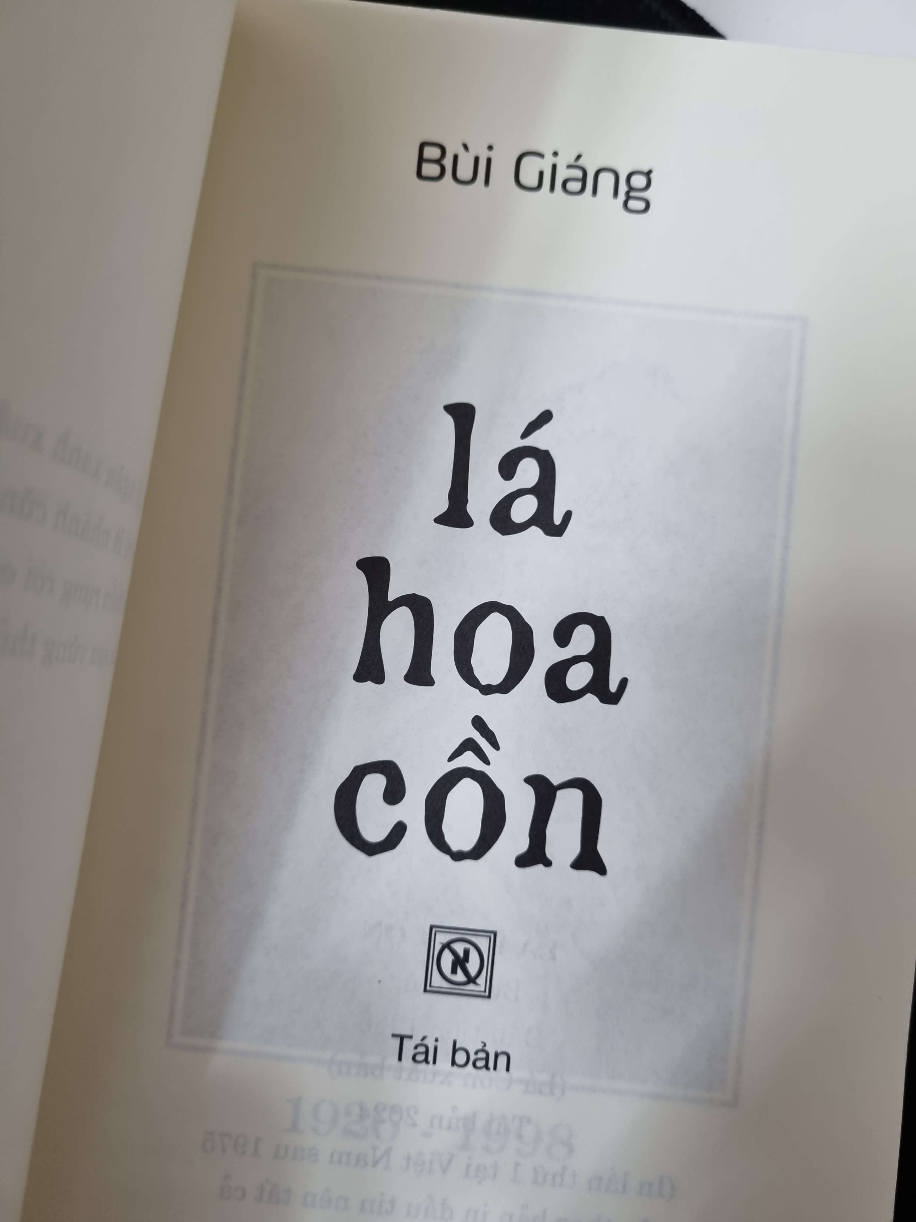 Lá hoa cồn - Thơ Bùi Giáng - Mới tái bản T7/2024 - Kèm sách tặng