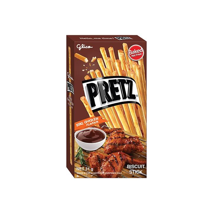 Bánh que vị gà nướng GLICO Pretz BBQ Chicken Flavour 31g (Combo 10 hộp)