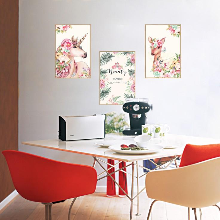 Decal trang trí tường - 3 KHUNG ẢNH BẮC ÂU HIỆN ĐẠI