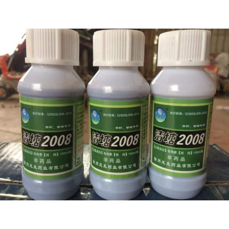 SAPONIN DIỆT CÁ TẠP, KÝ SINH TRÙNG ĐÁY AO 100ml