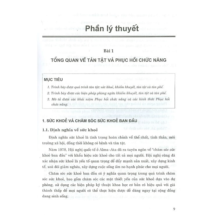 Sách - Phục Hồi Chức Năng