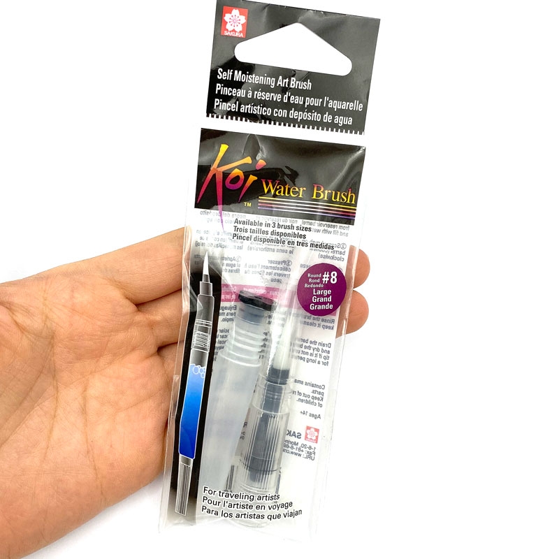 Cọ Nước Sakura Thân Ngắn Koi Waterbrush Size L Round Nib