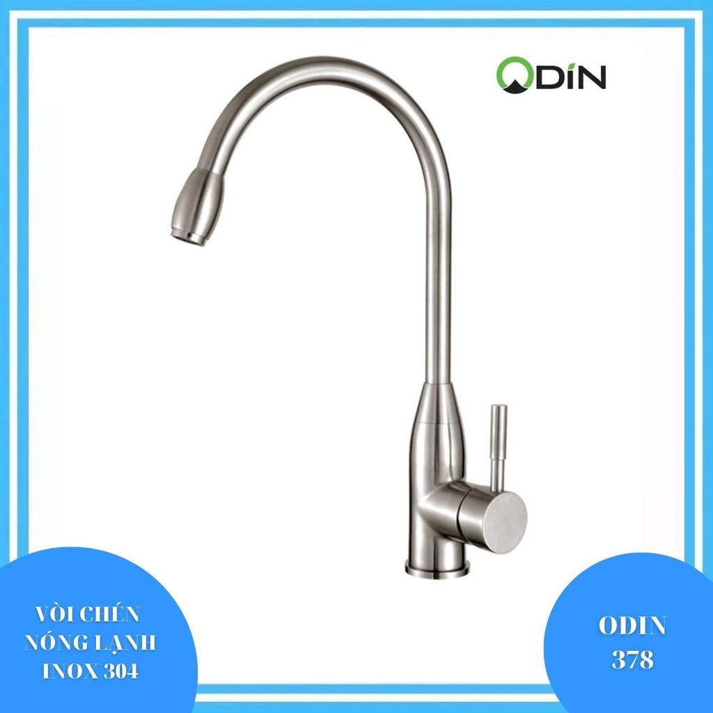 Vòi rửa chén nóng lạnh Inox 304 cao cấp ODIN 378B