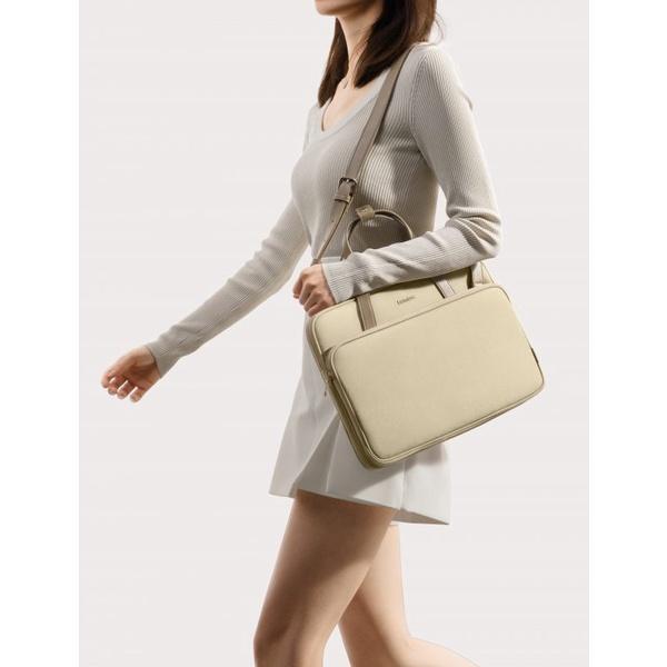 Túi đeo chéo Tomtoc Premium Theher ShoulderBag cho Macbook và Laptop 13&quot;14&quot; - Hàng chính hãng