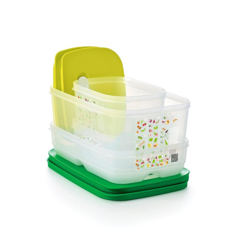 BỘ HỘP TRỮ MÁT TUPPERWARE CHÍNH HÃNG CÓ NÚT HÔ HẤP VENTSMART 6 – NHÃN APAC