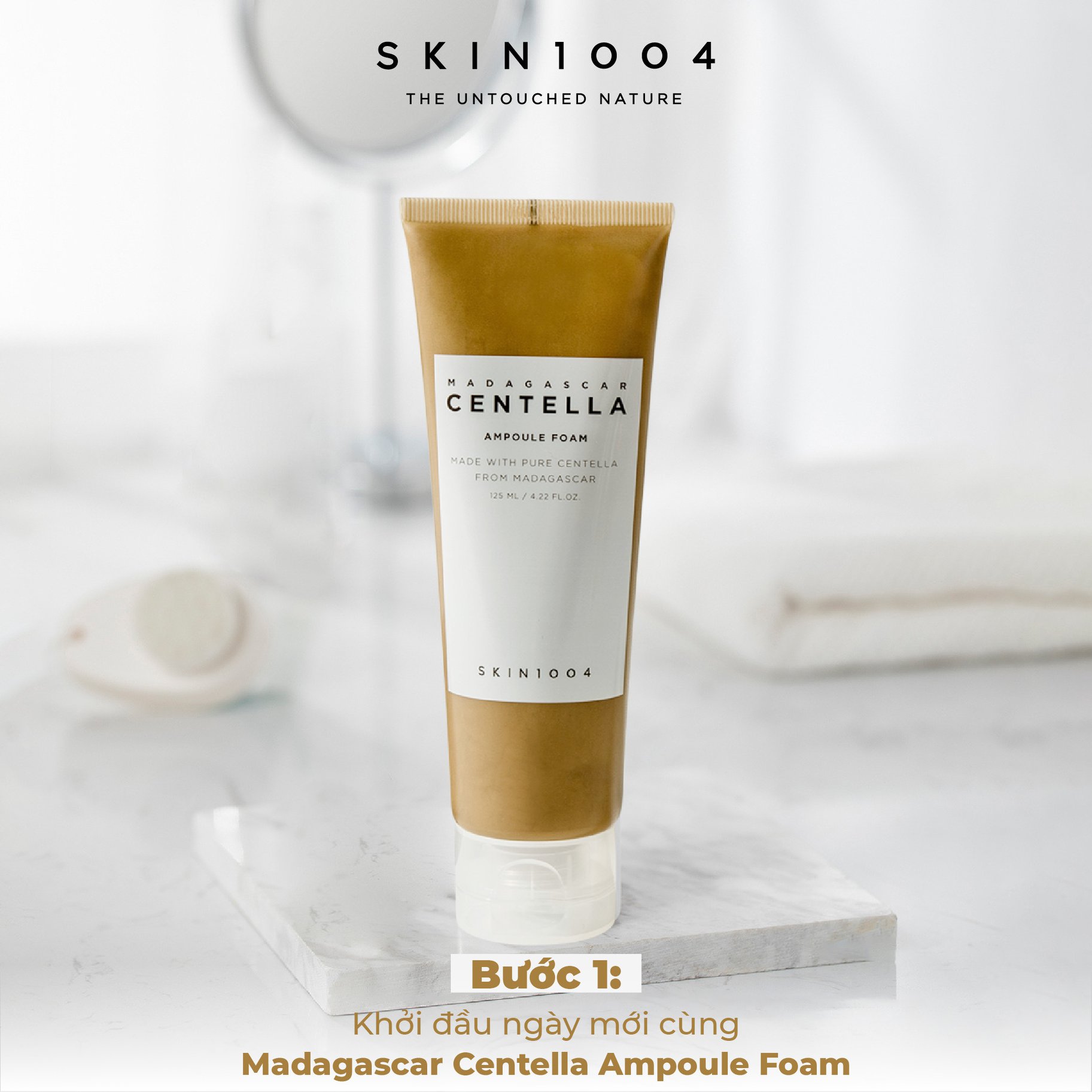 Bộ 4 Sản Phẩm Dưỡng Da Giảm Mụn Skin1004 Madagascar Centella - JESS SHOP COSMETICS