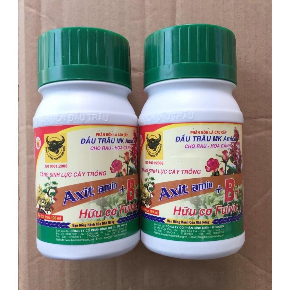 Phân bón Vitamin B1 Đầu Trâu AMICA 100ML bổ sung Vitamin B1 và Axit Amin tăng sinh lực cây trồng