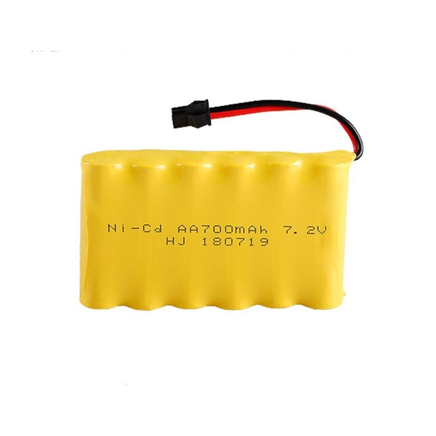 Pin sạc 7.2v 700mah Ni-cd đồ chơi điều khiển rc