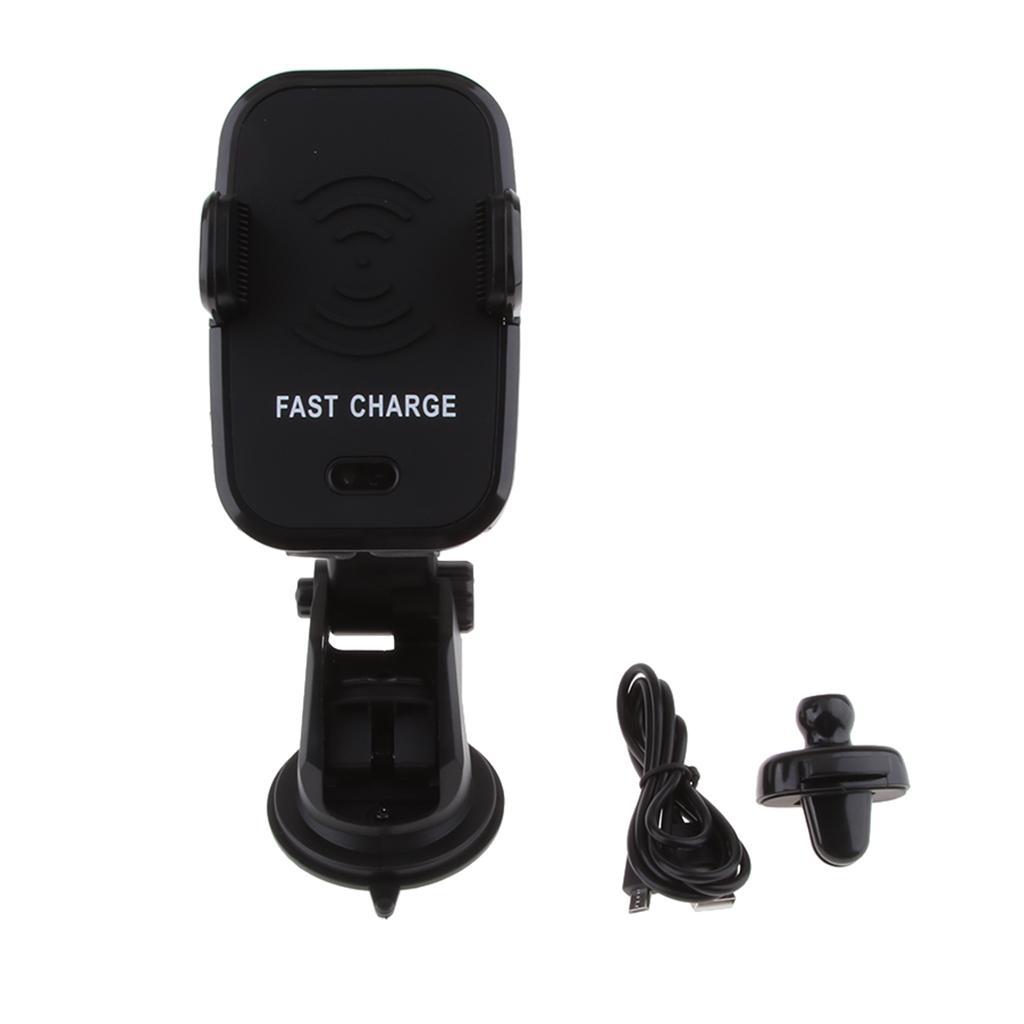 Car Holder Universal Car Ventilation Rotation 360 ° Adjustable Wireless Car Charger Mount Automatic Induction Charging Air Vent Bracket