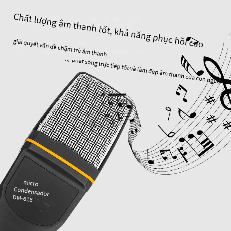 Phong cách mới nhất phát sóng trực tiếp micrô trò chơi bằng giọng nói 3.5 có giá đỡ USB ghi âm máy tính để bàn micrô tụ điện có dây