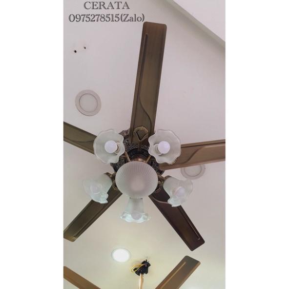 Quạt Trần Có Đèn MG-37 Promax Lõi Đồng Full 6 mức độ Gió, Lắp Cho Mọi ngôi nhà