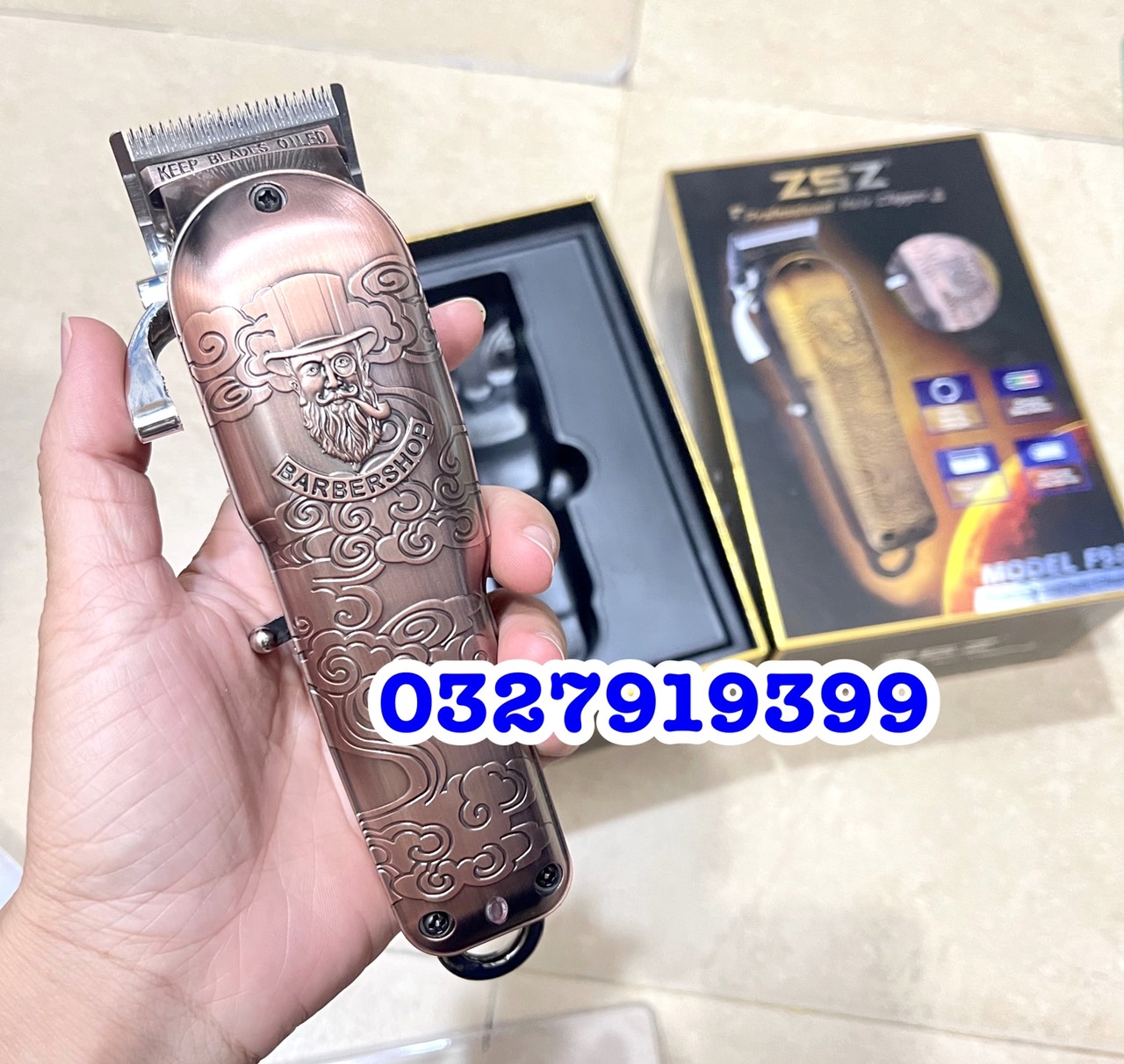 Tông đơ cắt tóc chuyên nghiệp ZSZ F98 lưỡi kép
