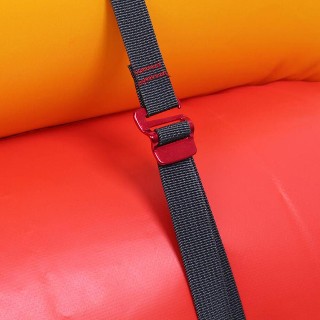 Dây  Đa Năng Đen Móc Vòng Cách Đi Dây Đeo Bó Hành Lý, Lều, Ba Lô