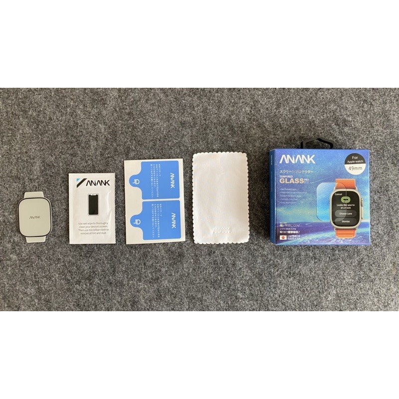 Kính cường lực dành cho Apple Watch Ultra và Ultra 2 - 49mm hiệu Anank 9H công nghệ nhật bản - Hàng chính hãng