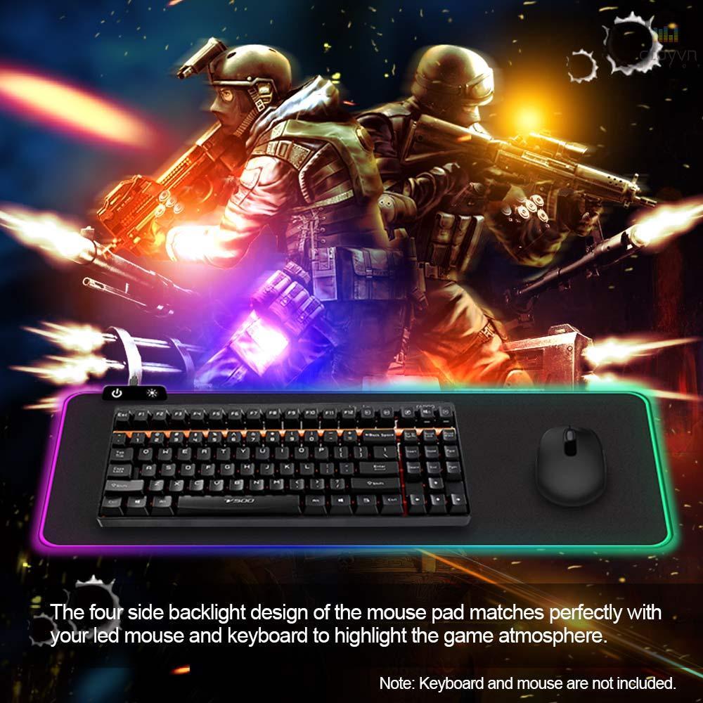 Tấm lót chuột chơi game có đèn nền 14 chế độ