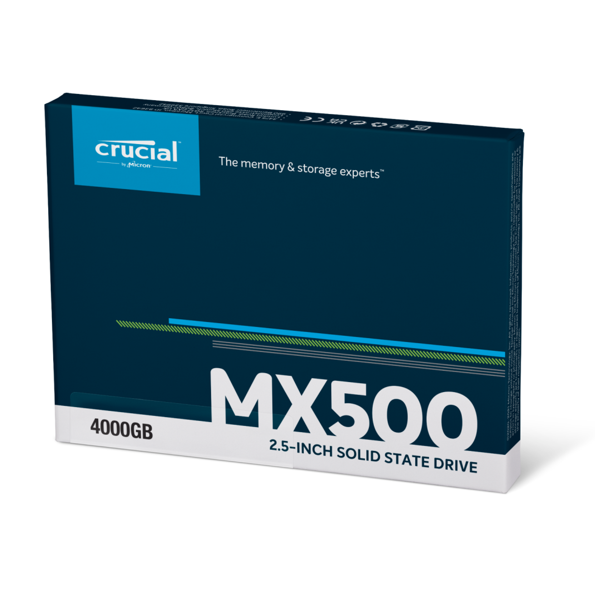 SSD Crucial MX500 3D NAND 2.5-Inch SATA III 4TB CT4000MX500SSD1 - Hàng chính hãng