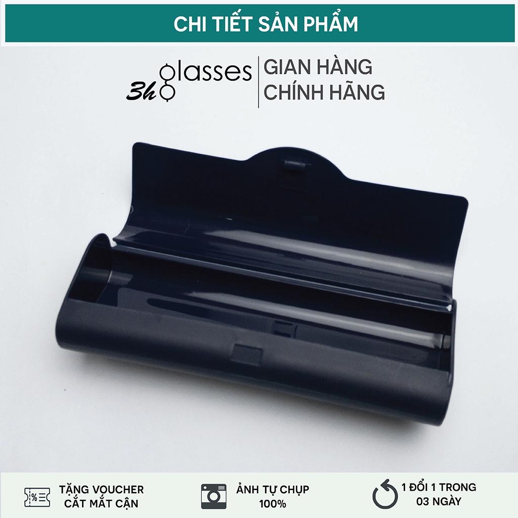 Hộp nhựa lót nỉ đựng kính ( giao màu ngẫu nhiên )