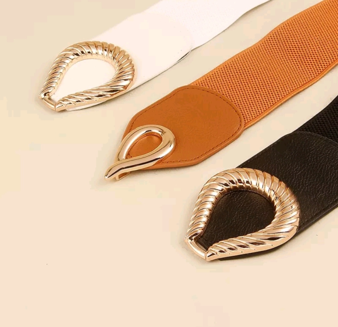 Thắt lưng nữ dây nịt nữ đai váy bản to 7cm Thun Co Giãn mang Đầm váy Casual Thời Trang Hàn QUốc dona23052901