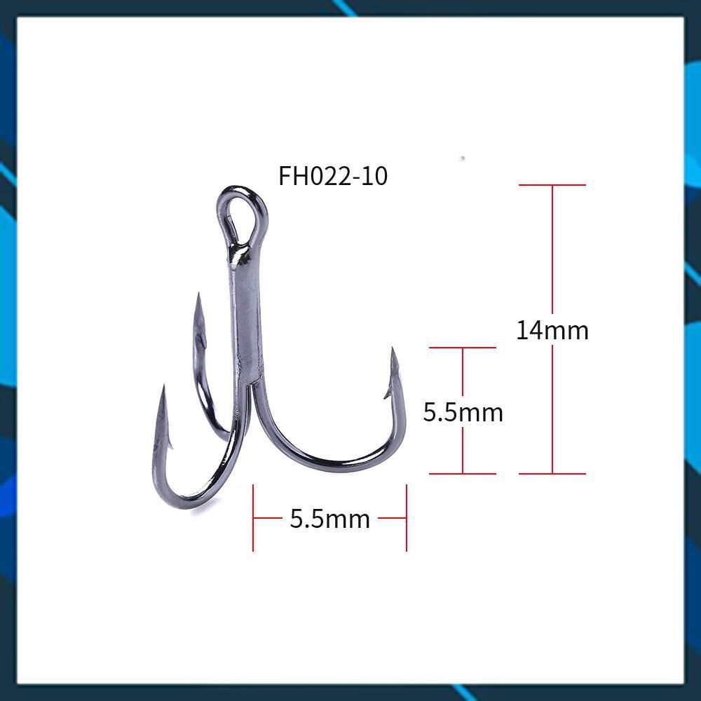 Set 20 Lưỡi câu 3 tiêu 4-6-8-10,Chuyên Đồ Câu Lure lưỡi câu cá 3 tiêu,cần câu lure