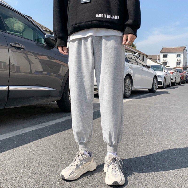 Quần Jogger Bo Ống Unisex, Thể Thao Form Rộng Trẻ Trung Thời Trang phong cách ulzzang chất nỉ da cá mềm mịn