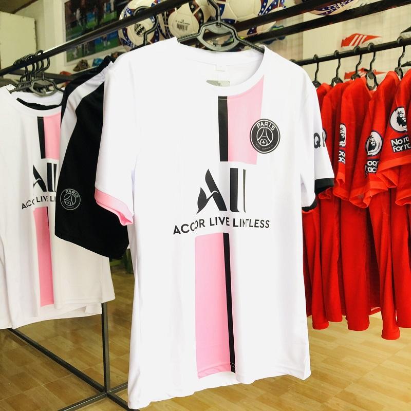 Paris Saint Germain Hồng bộ quần áo thể thao mùa hè