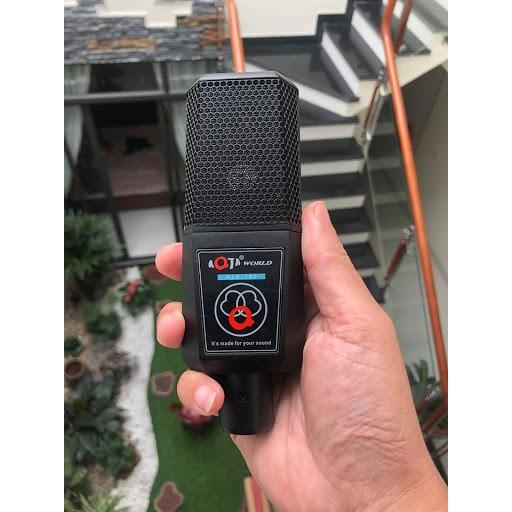 Mic Thu Âm AQTA ALC280 FREE SHIP Hàng Loại 1 Hát Cực Nhẹ . Kiểu Dáng Đầu Mic Dẹt Khá Bắt Mắt , Chất Âm Cực Hay