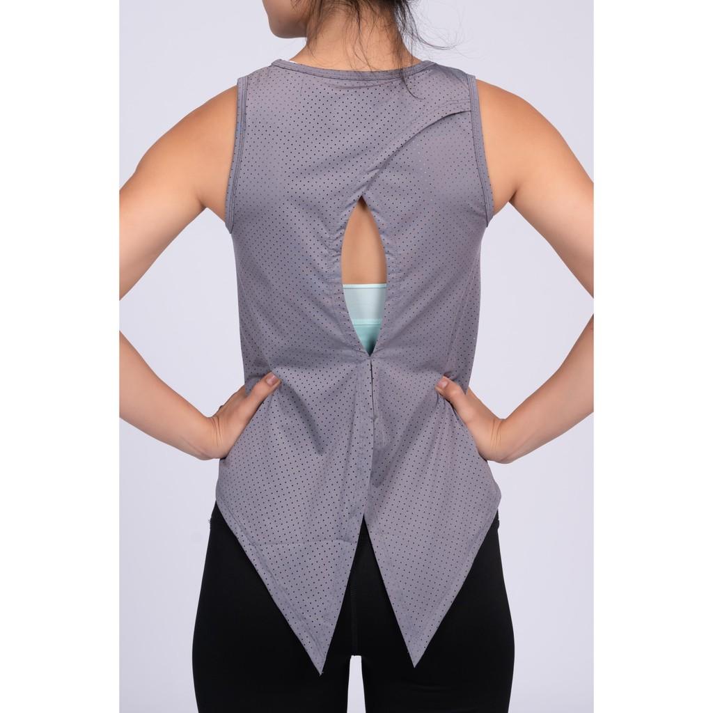 Áo Tanktop Thể Thao Nữ Cột Lưng Tập Gym, Yoga, Aerobic