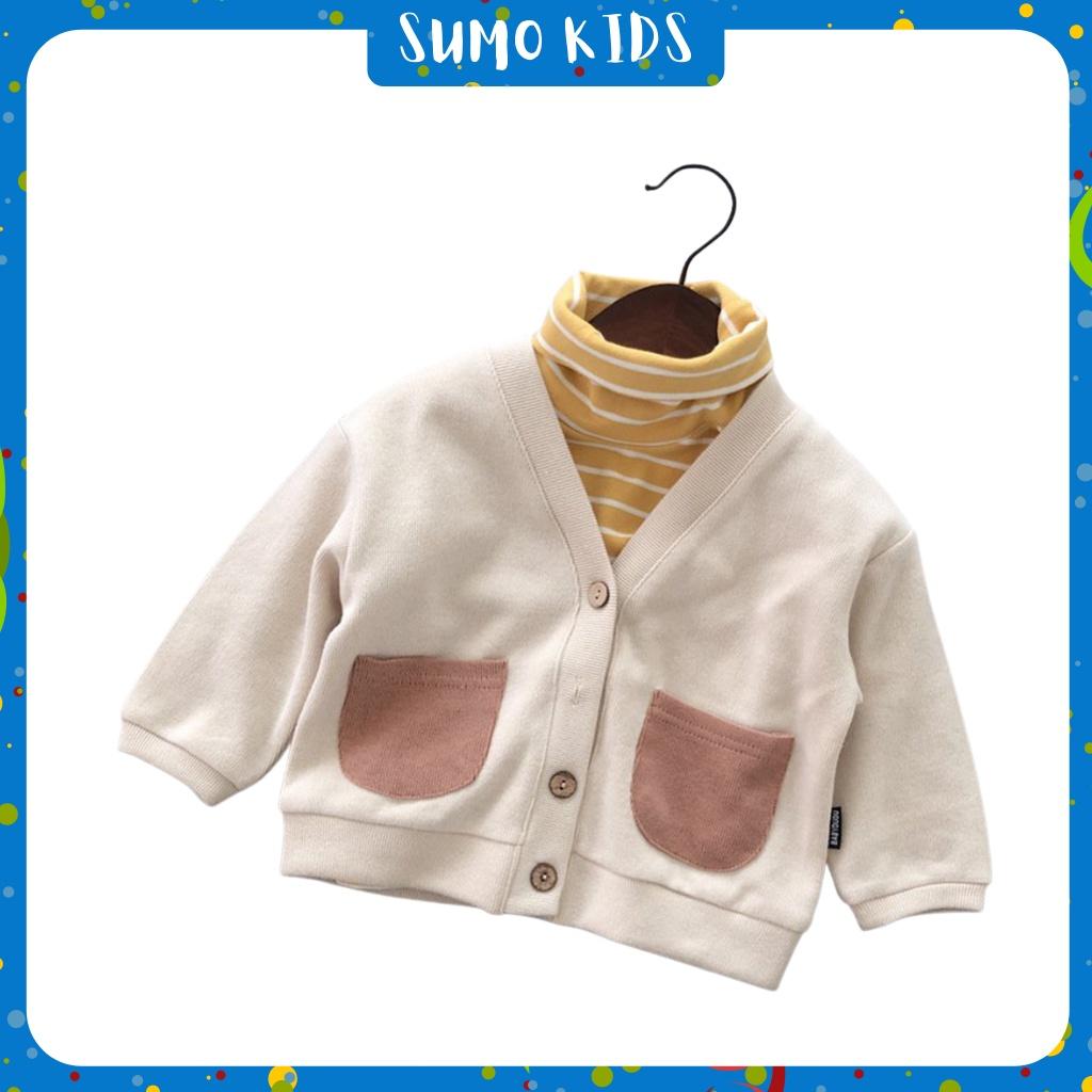 Áo Khoác Cardigan Cho Bé, Áo Khoác Len Cho Bé Chuẩn Hàng Xuất Khẩu - SUMO KIDS