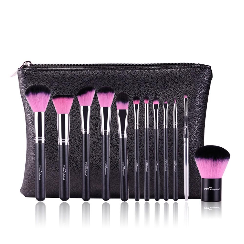 Bộ Cọ Trang Điểm MSQ 12 Cây New Arrival Make Up Brush (Pink)