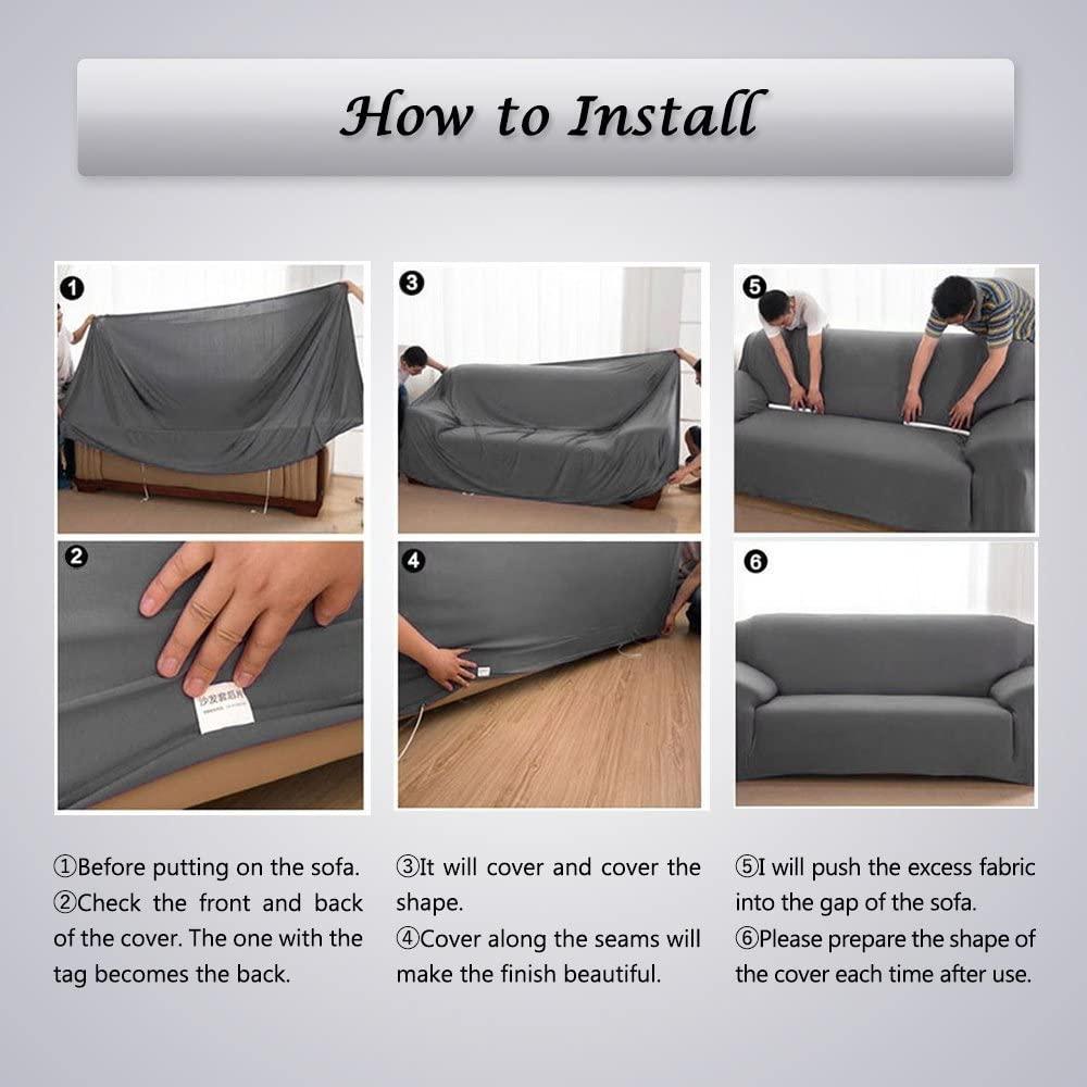 Bọc Ghế Sofa Co Giãn 3 Chỗ Có Tay, Bọc Ghế Sofa