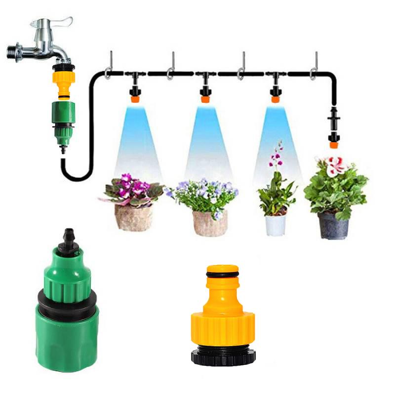 Bộ Kit Tưới Cây Phun Sương 10/15/20 Béc Đơn Cam Đầy Đủ
